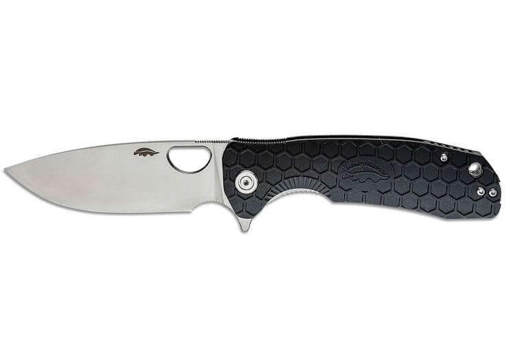 Couteau pliant Honey Badger Flipper Large 01HO001 manche nylon / fibres de verre noir 11,7cm