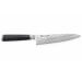 Couteau de chef japonais Shizu Hamono Bessaku Miyako martelé damas 33 couches 18cm