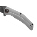 Couteau pliant Kershaw Believer KS.2070 manche en acier inox gris 10,7cm + clip de poche réversible