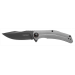 Couteau pliant Kershaw Believer KS.2070 manche en acier inox gris 10,7cm + clip de poche réversible
