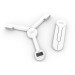 Balance de cuisine Joseph Joseph TriScale électronique et pliable blanche