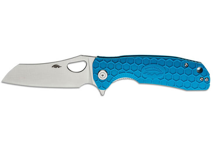 Couteau pliant Honey Badger Wharncleaver D2 Large 01HO013 manche bi-matière 11,7cm