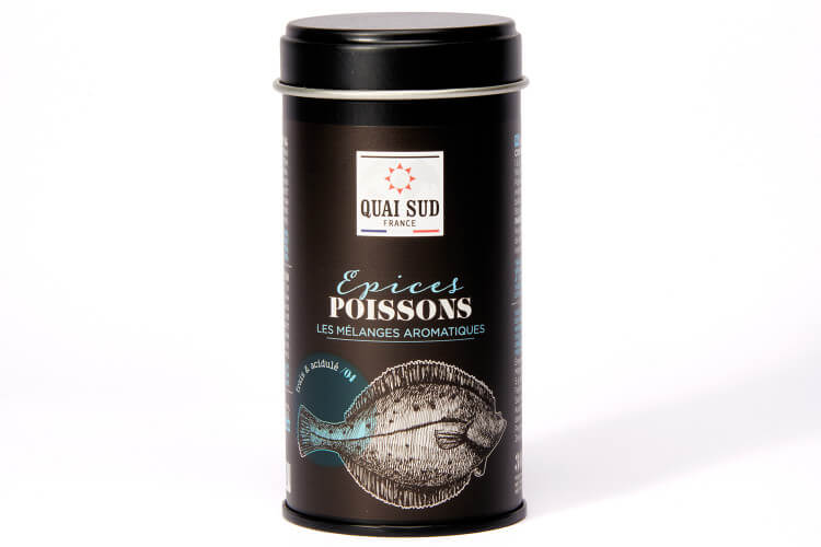 Mélange d'épices Quai Sud spécial poissons - Boîte 30g