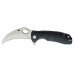 Couteau pliant karambit Honey Badger Claw Plain Large 01HO018 manche nylon / fibres de verre noir 11,7cm
