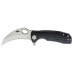 Couteau pliant karambit Honey Badger Claw Plain Small 01HO024 manche nylon / fibres de verre noir 9,4cm