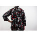 Veste de cuisine unisexe Egochef Sushi caractères japonais kimono 100% coton à manches longues