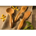Spatule ajourée Bérard Terra faite main en olivier 32cm