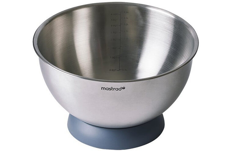 Cul de poule Mastrad 24cm en inox à base antidérapante amovible
