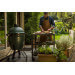 Pack Big Green Egg Large barbecue + convEGGtor + table modulaire + meuble d'extension + 8 roulettes
