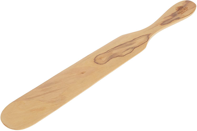 Couteau &agrave; cr&ecirc;pes B&eacute;rard fait main en olivier 36cm