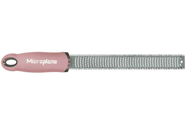 Râpe-zesteur Microplane Premium Classic Bouton de Rose - 20,3cm