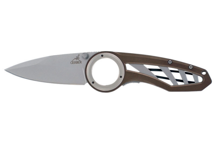 Couteau pliant Gerber Remix GE003640 manche squelette en aluminium anodis&eacute; 11,3cm