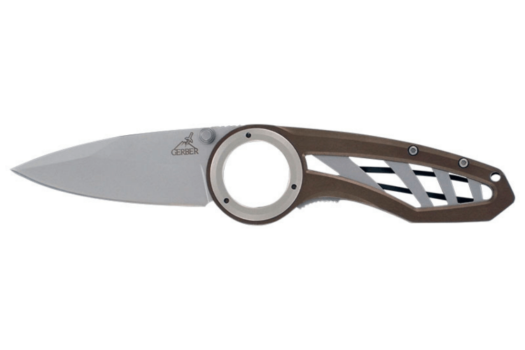 Couteau pliant Gerber Remix GE003640 manche squelette en aluminium anodisé 11,3cm