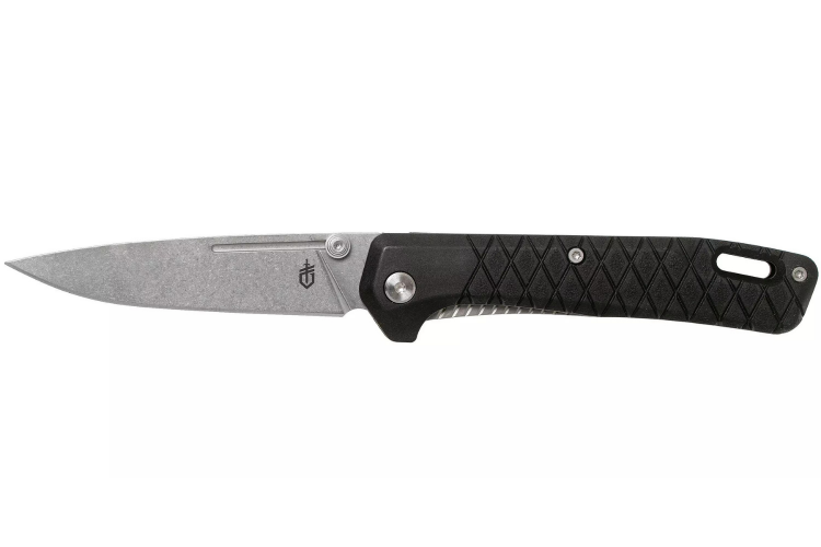 Couteau pliant Gerber Zilch GE001879 manche en nylon / fibres de verre noir 10,3cm