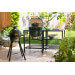 Pack Big Green Egg Large barbecue + convEGGtor + table modulaire + meuble placard + 8 roulettes