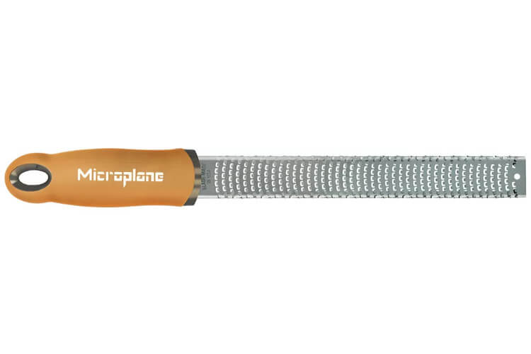 Râpe-zesteur Microplane Premium Classic Jaune Moutarde - 20,3cm