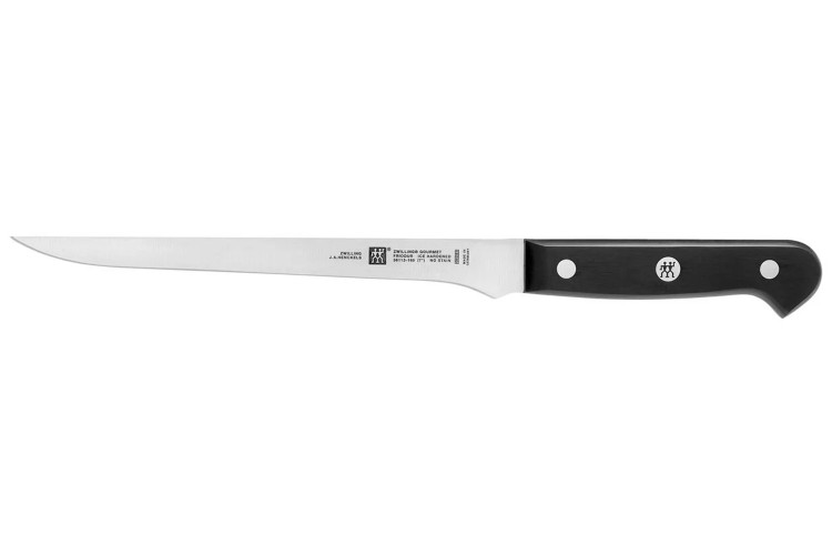 Couteau &agrave; filet ZWILLING Gourmet 18cm manche rivet&eacute;