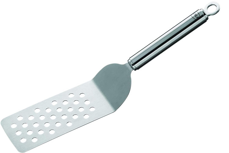 Spatule coud&eacute;e &agrave; burger R&ouml;sle en acier inoxydable 18/10
