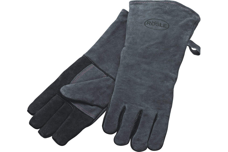 Paire de gants R&ouml;sle en cuir pour le barbecue - Taille unique XL