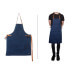 Tablier de barbecue DutchDeluxes en coton et cuir