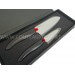 Coffret cadeau KYOCERA 2 Couteaux céramique lames blanches manche noir