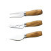 Set de 3 ustensiles à fromage Bérard fait main en olivier