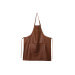 Tablier de cuisine DutchDeluxes en cuir avec poche à zip