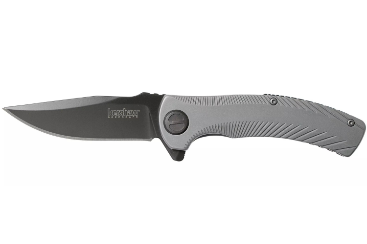Couteau pliant Kershaw Seguin KS.3490 manche en acier gris 10,8cm