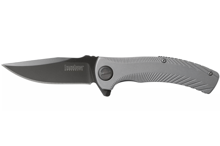 Couteau pliant Kershaw Seguin KS.3490 manche en acier gris 10,8cm