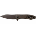 Couteau pliant Kershaw Boilermaker KS.3475 manche tout en acier marron 10,8cm