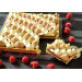 Moule à tarte maison cannelé carré Gobel anti-adhérent avec fond mobile