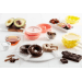 Set de 4 moules à glace Lékué en silicone - Formes donut et bretzel