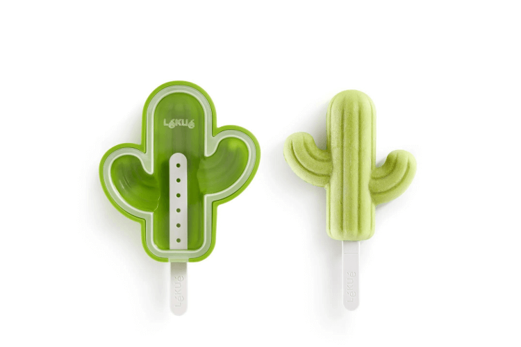 Moule à glace Lékué en silicone Platinum - Forme cactus
