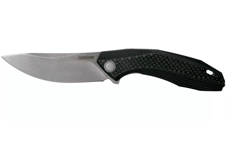 Couteau pliant Kershaw KS.4038 Tumbler manche en G10 et fibre de carbone noir 10,2cm