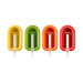 Set de 4 moules à glace Lékué en silicone 95ml - 4 couleurs