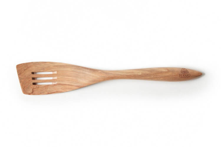 Spatule ajourée Bérard Terra faite main en olivier 32cm