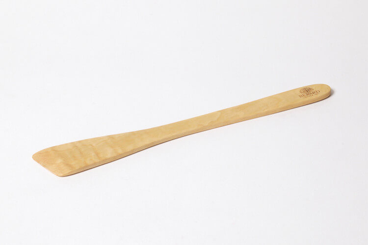 Spatule biseautée Bérard Contour faite main en olivier 30cm
