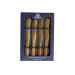 Set de 4 tartineurs courbes Bérard fait main en olivier 17,5cm