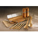 Set de 4 tartineurs Bérard Acero fait main en olivier 17cm