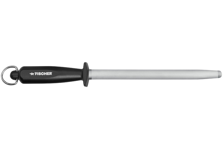 Fusil &agrave; aiguiser professionnel FISCHER m&egrave;che ovale 25cm grain standard