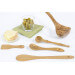 Spatule ronde Bérard faite main en olivier 30cm