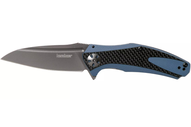 Couteau pliant Kershaw Natrix Copper KS.7007CF manche en G10 rev&ecirc;tu de fibres de carbone noir 10,8cm