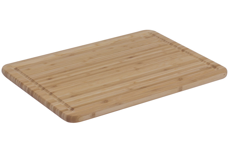 Planche &agrave; d&eacute;couper B&eacute;rard en bambou avec rigole et poche &agrave; jus 35x24cm