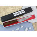 Couteau universel japonais artisanal Wusaki Unagi AUS10 damas 14cm manche chêne