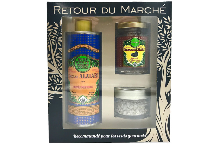 Coffret gourmand Nicolas Alziari Mon Retour du March&eacute; - Vienne