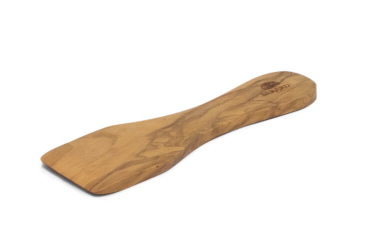 Spatulette à raclette Bérard faite main en olivier 13cm