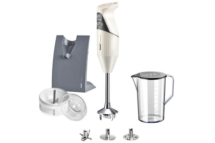 Mixeur plongeant Bamix M200 Swissline crème avec accessoires