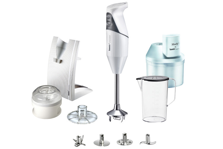 Coffret Bamix SuperBox blanc - Bamix M200 Swissline + SliceSy et accessoires