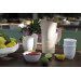 Carafe blanche Guzzini Tierra en bouteilles recyclées 1,8L