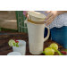 Carafe blanche Guzzini Tierra en bouteilles recyclées 1,8L